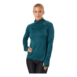 2XU Ignition 1/4 Zip Deep Jade/silver Reflective