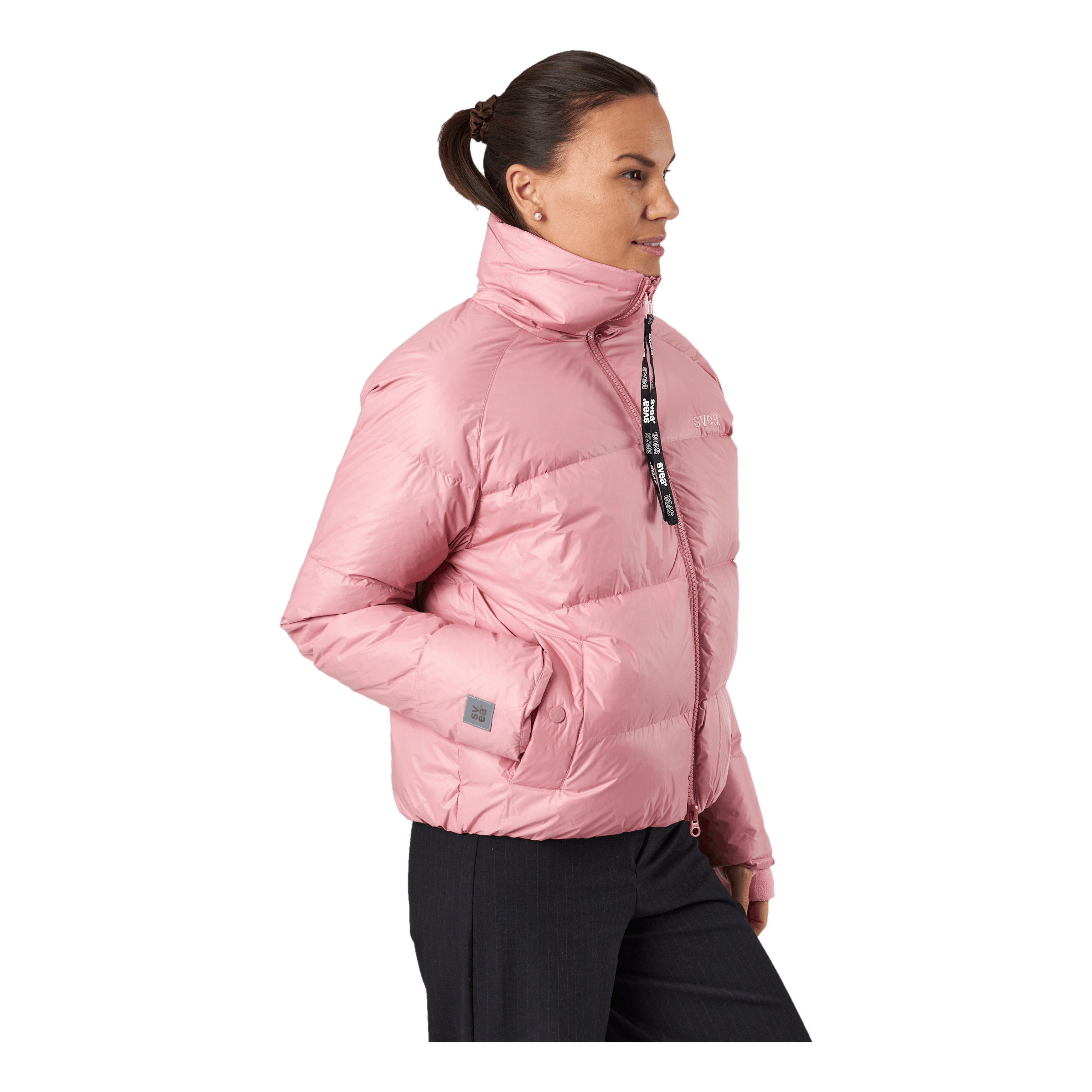 Svea Volume Puffer Jacket Pink Edge 4 Svea Volume Puffer Jacket Pink Edge - Image 2