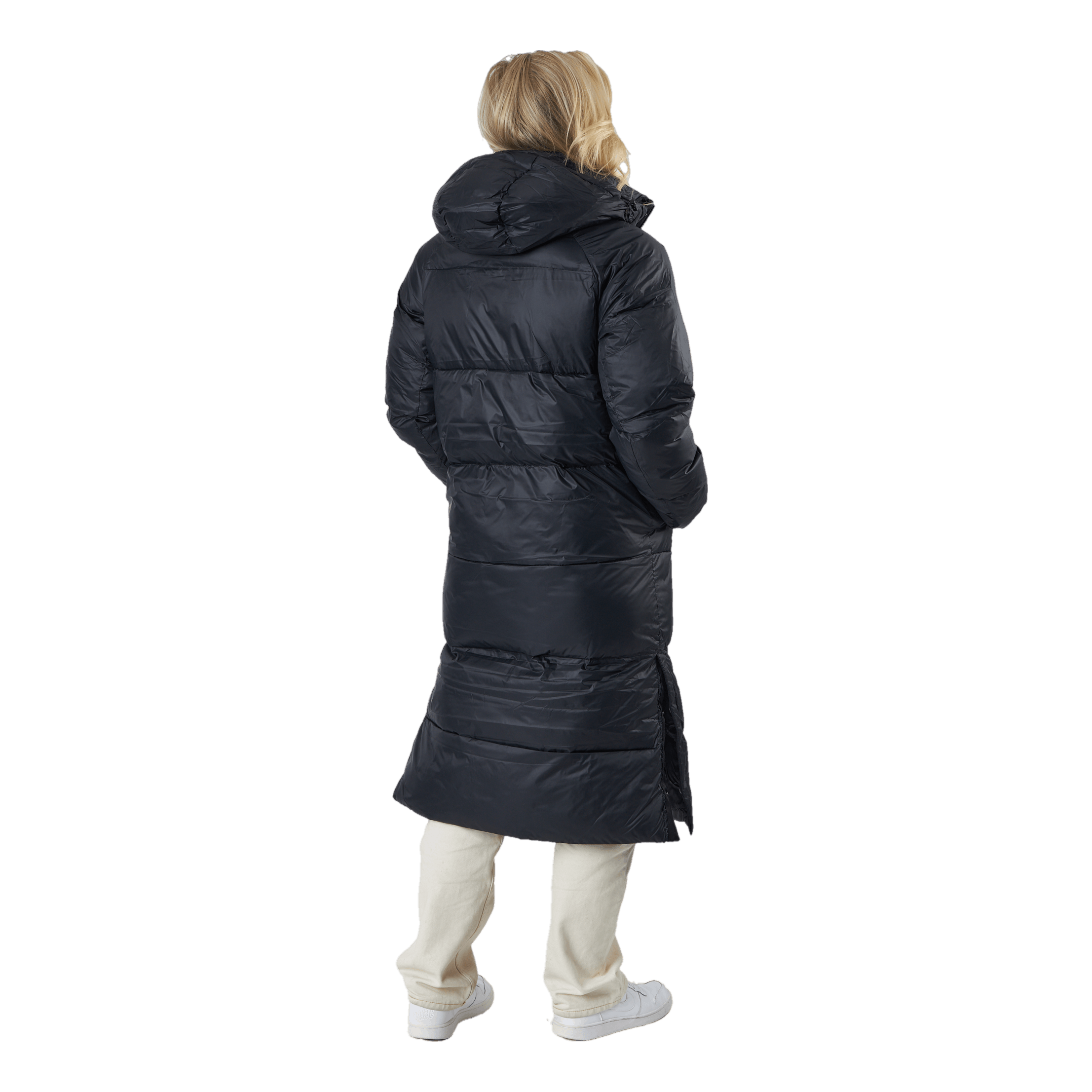 Svea Loose Hood Coat Black 5 Svea Loose Hood Coat Black - Image 3