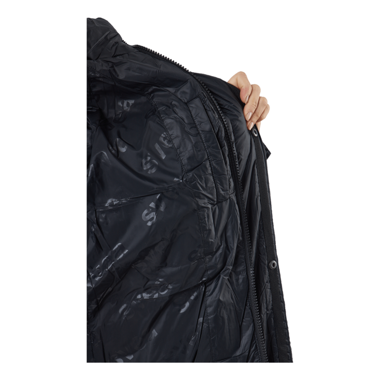 Svea Loose Hood Coat Black 9 Svea Loose Hood Coat Black - Image 7