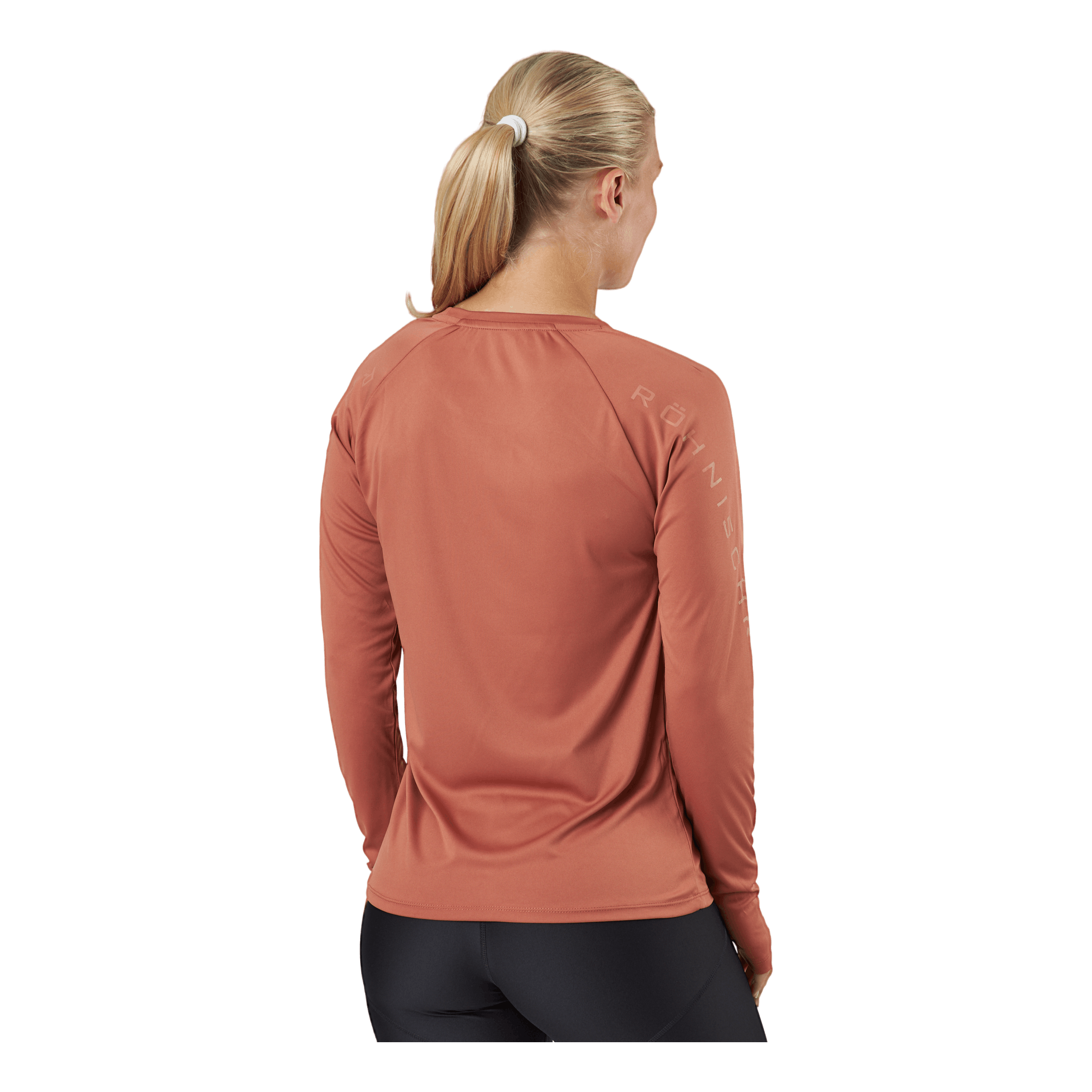 Röhnisch Active Logo Long Sleeve Copper Brown 5 Röhnisch Active Logo Long Sleeve Copper Brown - Image 3