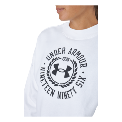 Under Armour Rival Fleece Crest Grp Crew White -Takit Myyntikauppa 60804 35 004