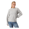 Vero Moda Vmpeppy Pearl Ls Highneck Blou Light Grey Melange -Takit Myyntikauppa 60917 80 001