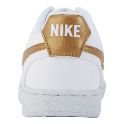Nike Court Vision Low Next Nature Women's Shoes WHITE/METALLIC GOLD-WHITE -Takit Myyntikauppa 60921 47 002