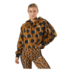 ADIDAS Essentials 3-Stripes Animal Print Hoodie Brostr/Multco/Black