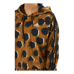 ADIDAS Essentials 3-Stripes Animal Print Hoodie Brostr/Multco/Black -Takit Myyntikauppa 60932 21 004