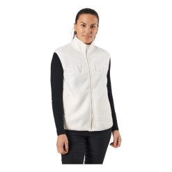 Svea Teddy Pile Vest Off White