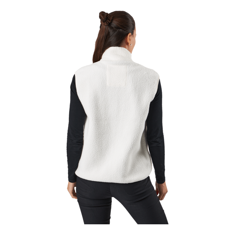 Svea Teddy Pile Vest Off White 5 Svea Teddy Pile Vest Off White - Image 3