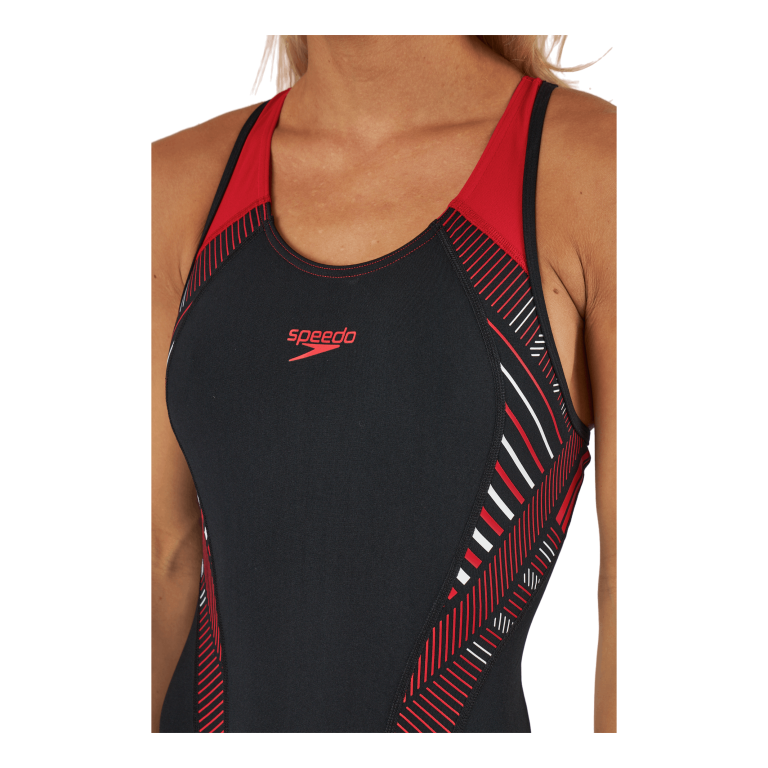 Speedo Placement Laneback Black/red 6 Speedo Placement Laneback Black/red - Image 4