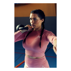 Blacc Recy Long Sleeve Top Mauveglow