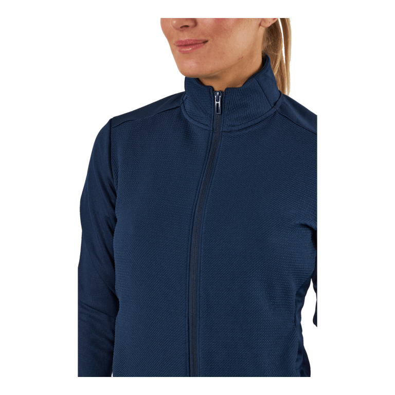 ADIDAS Textured Full-Zip Jacket Collegiate Navy 6 ADIDAS Textured Full-Zip Jacket Collegiate Navy - Image 4