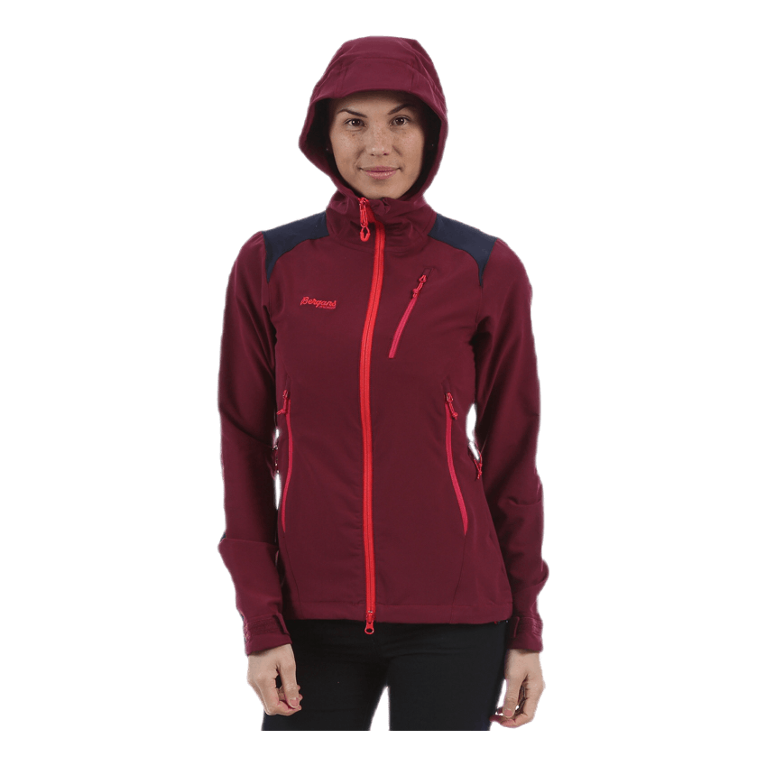 Bergans Of Norway Cecilie Mountaineering Jacket Grey/Red 4 Bergans Of Norway Cecilie Mountaineering Jacket Grey/Red - Image 2