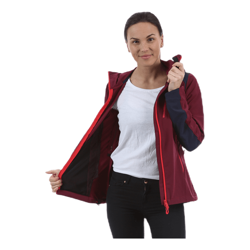 Bergans Of Norway Cecilie Mountaineering Jacket Grey/Red 5 Bergans Of Norway Cecilie Mountaineering Jacket Grey/Red - Image 3