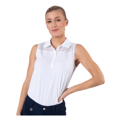 Röhnisch Miko Sleeveless Poloshirt White