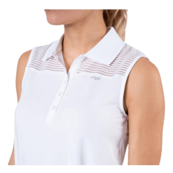 Röhnisch Miko Sleeveless Poloshirt White -Takit Myyntikauppa 7314840039346 005 9757e20c75df4f3c9c2f2d332cab2619