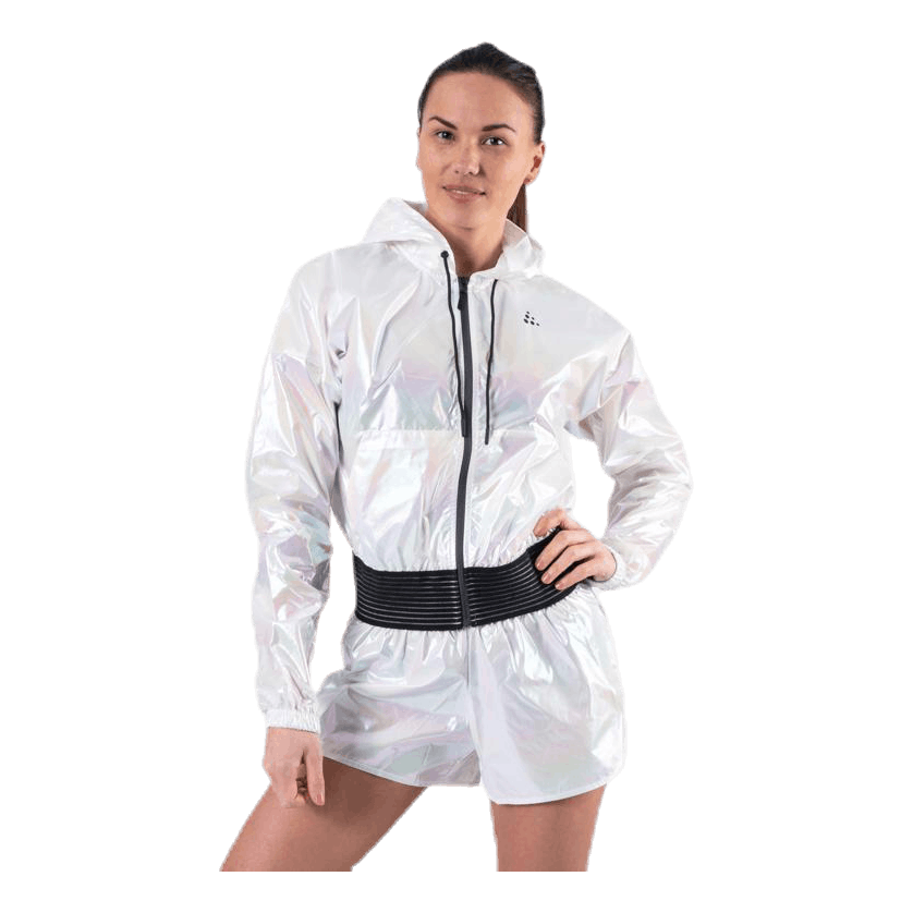 Craft UNMTD Shiny Hood Jacket Patterned/White 3 Craft UNMTD Shiny Hood Jacket Patterned/White