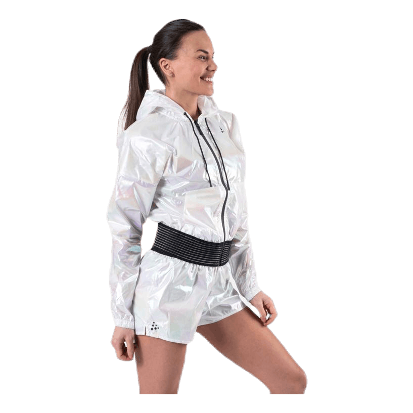 Craft UNMTD Shiny Hood Jacket Patterned/White 4 Craft UNMTD Shiny Hood Jacket Patterned/White - Image 2