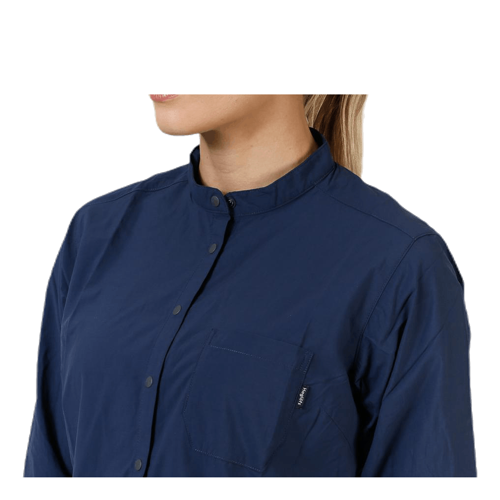 Haglöfs Vajan LS Shirt Blue 6 Haglöfs Vajan LS Shirt Blue - Image 4