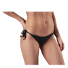 Waikani Beachwear Kalani Crochet Tie Tanga Black