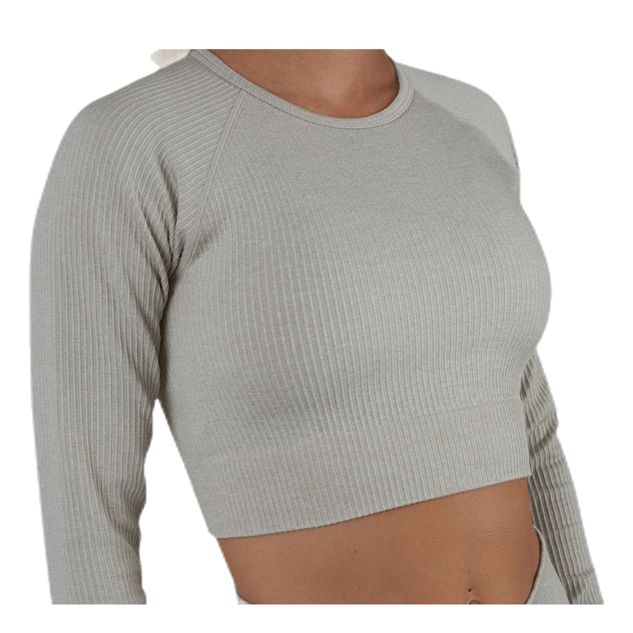 NOUN Bonnie Ribbed LS Beige 6 NOUN Bonnie Ribbed LS Beige - Image 4