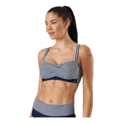Abecita Brighton Twisted Soft Bra Blue/White