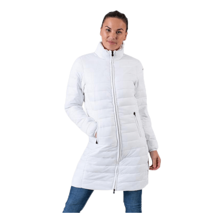 Kappa Padded Jacket Long Logo Avera White 3 Kappa Padded Jacket Long Logo Avera White