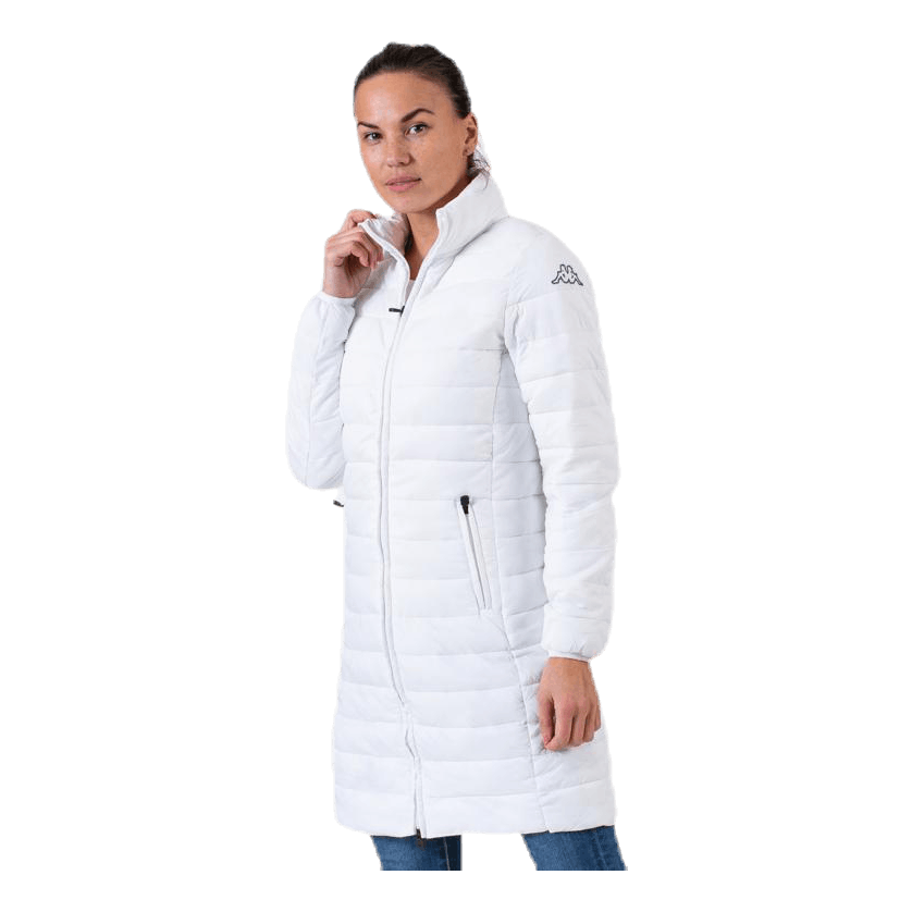 Kappa Padded Jacket Long Logo Avera White 5 Kappa Padded Jacket Long Logo Avera White - Image 3