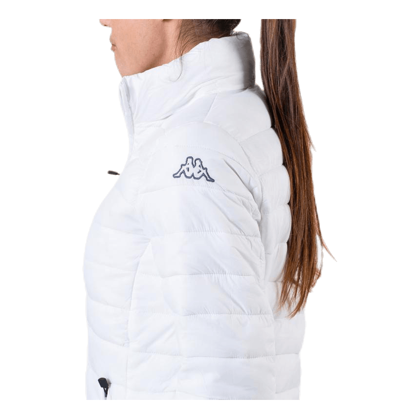 Kappa Padded Jacket Long Logo Avera White 6 Kappa Padded Jacket Long Logo Avera White - Image 4