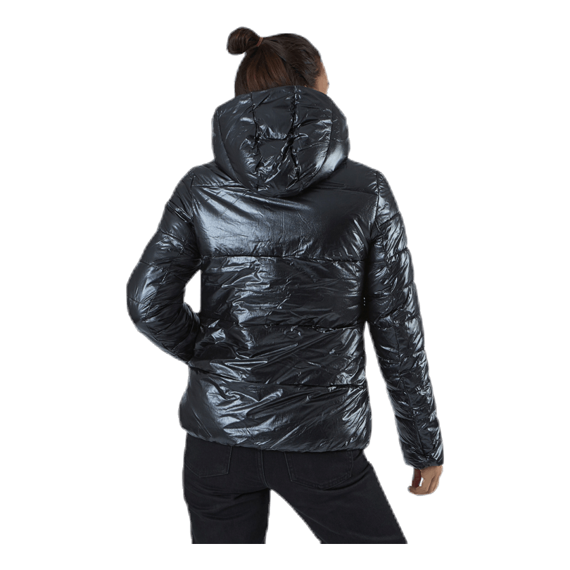 Champion Hooded Polyfilled Jacket Black 5 Champion Hooded Polyfilled Jacket Black - Image 3