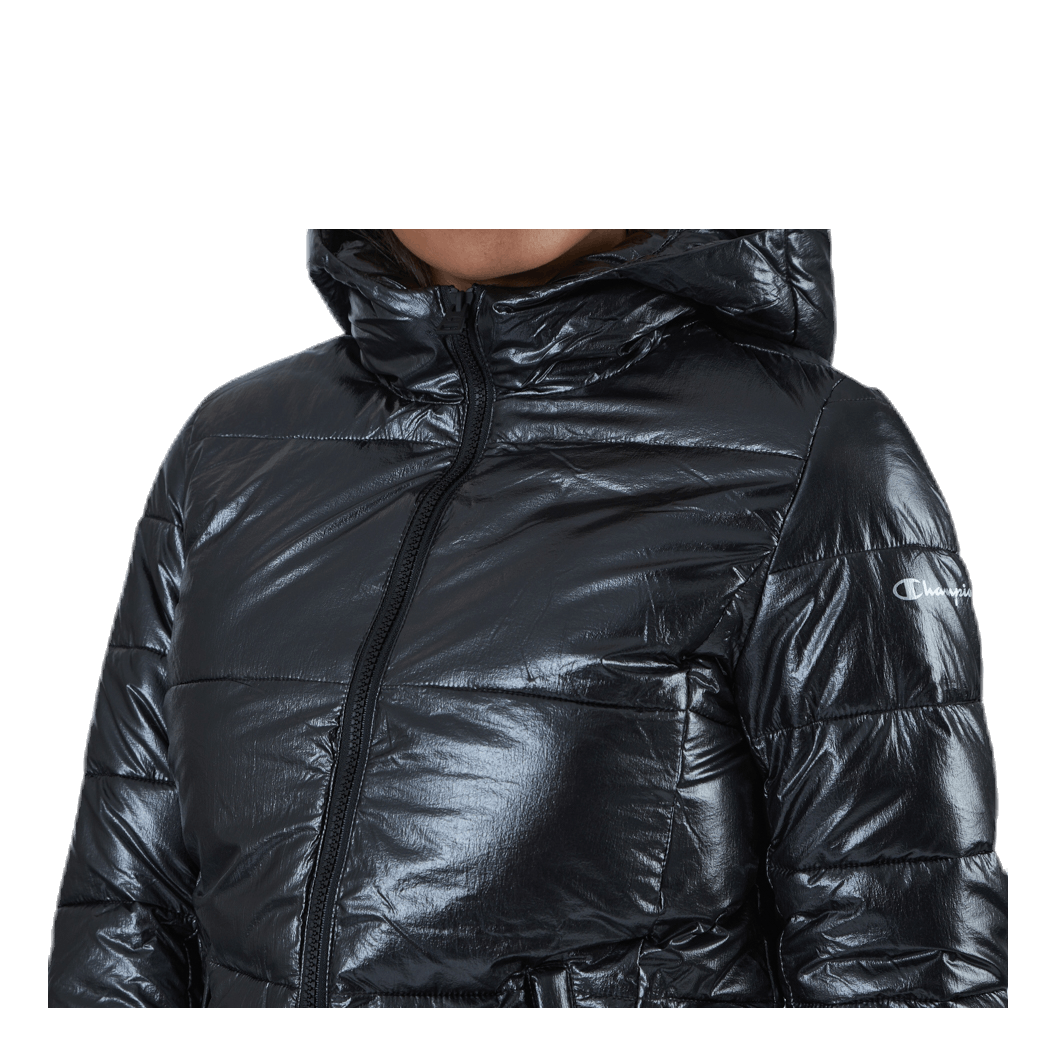 Champion Hooded Polyfilled Jacket Black 7 Champion Hooded Polyfilled Jacket Black - Image 5