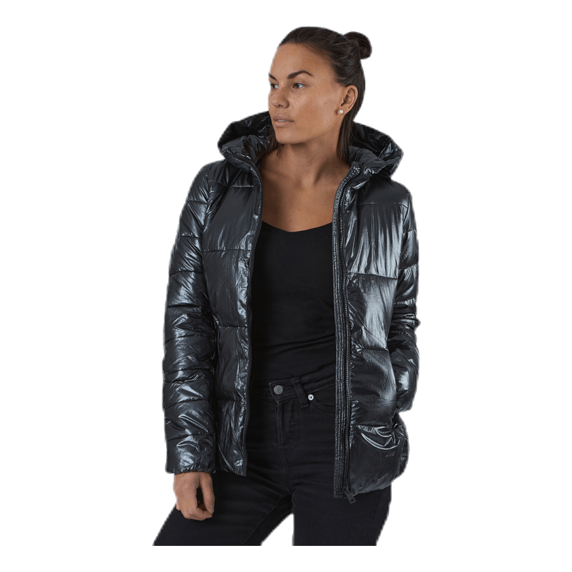 Champion Hooded Polyfilled Jacket Black 8 Champion Hooded Polyfilled Jacket Black - Image 6