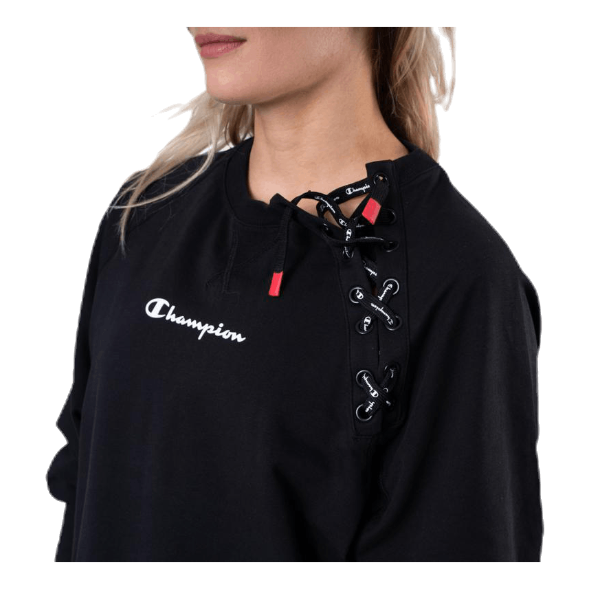 Champion Crewneck Sweatshirt Black 6 Champion Crewneck Sweatshirt Black - Image 4