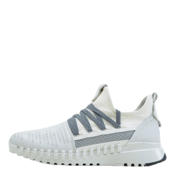 ECCO Zipflex Low White