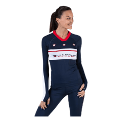 Tommy Hilfiger Sport Longsleeve T-Shirt With Stars Blue