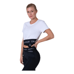 Calvin Klein Cropped Short Sleeve T-Shirt White