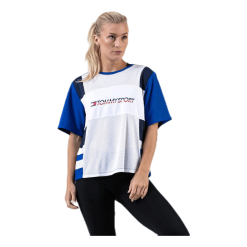 Tommy Hilfiger Sport Mesh Tee Logo Blue
