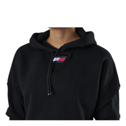 Tommy Hilfiger Sport Cropped Hoody Flag Logo Black -Takit Myyntikauppa 8720111668037 005 3fdbdf2b59f24d7886168389f58d9124