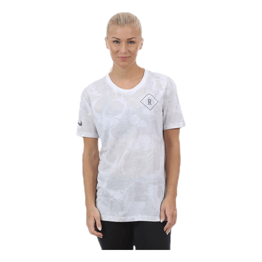 Nike Dry Tee Running Division White/Grey 2 Nike Dry Tee Running Division White/Grey