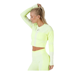 Nike Run Tech Pack Knit Top LS White/Green