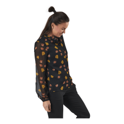 Pieces Blume Ls Shirt Black -Takit Myyntikauppa 90083 46 002