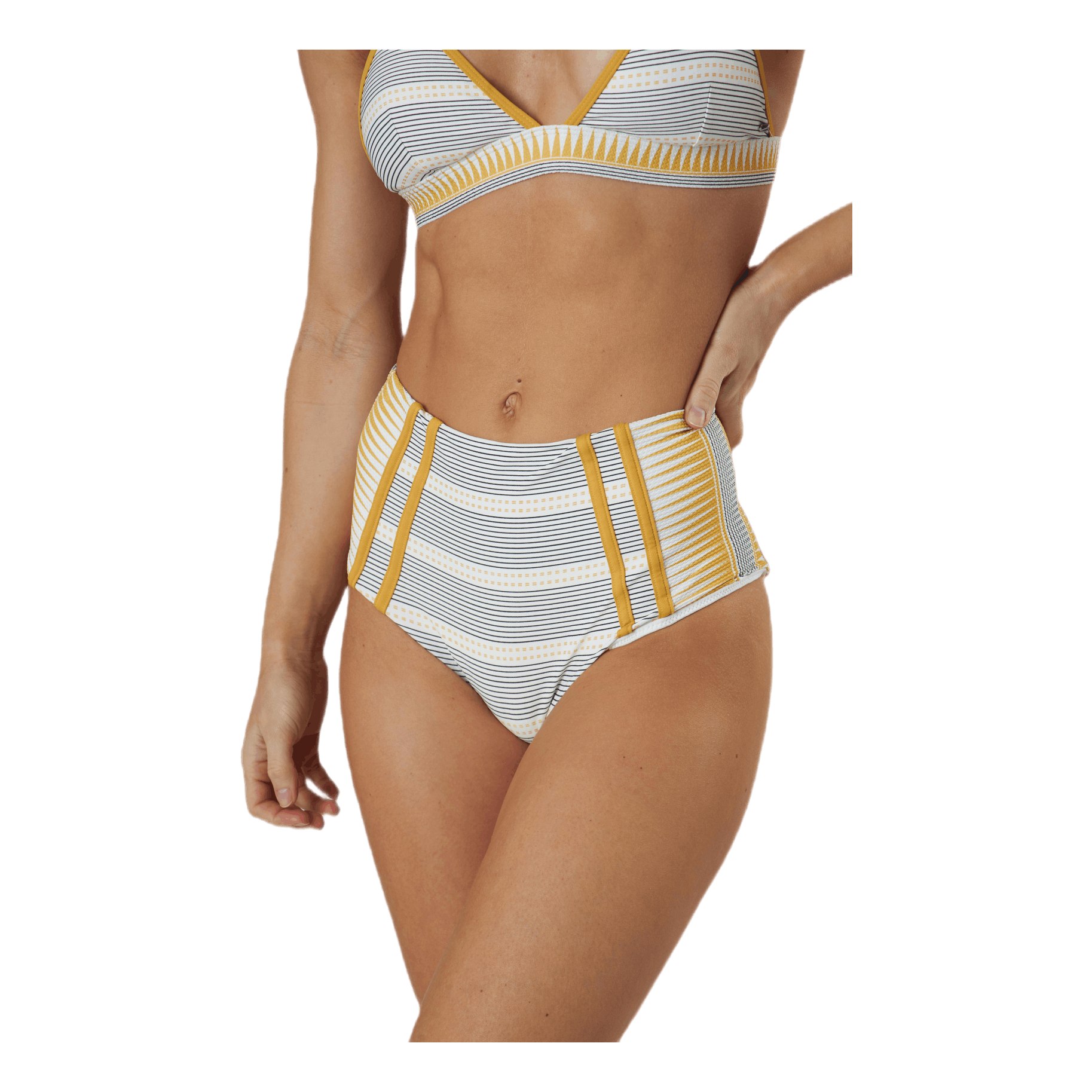 Rip Curl Salty Daze High Waisted Bottom Beige 3 Rip Curl Salty Daze High Waisted Bottom Beige