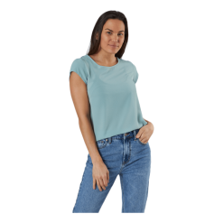 ONLY Vic S/S Solid Top Wvn Blue
