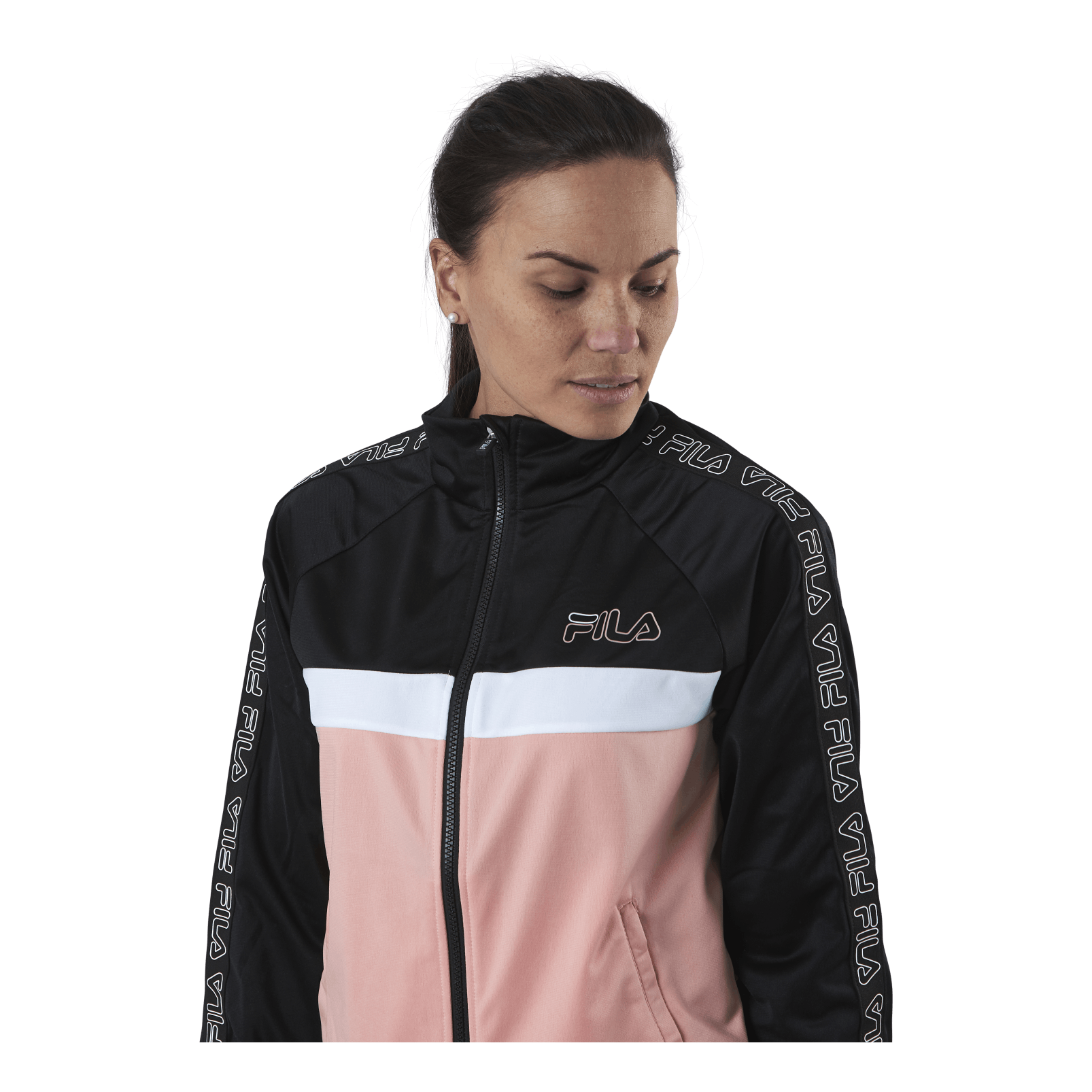 Fila Jacoba Taped Track Jacket Pink 6 Fila Jacoba Taped Track Jacket Pink - Image 4