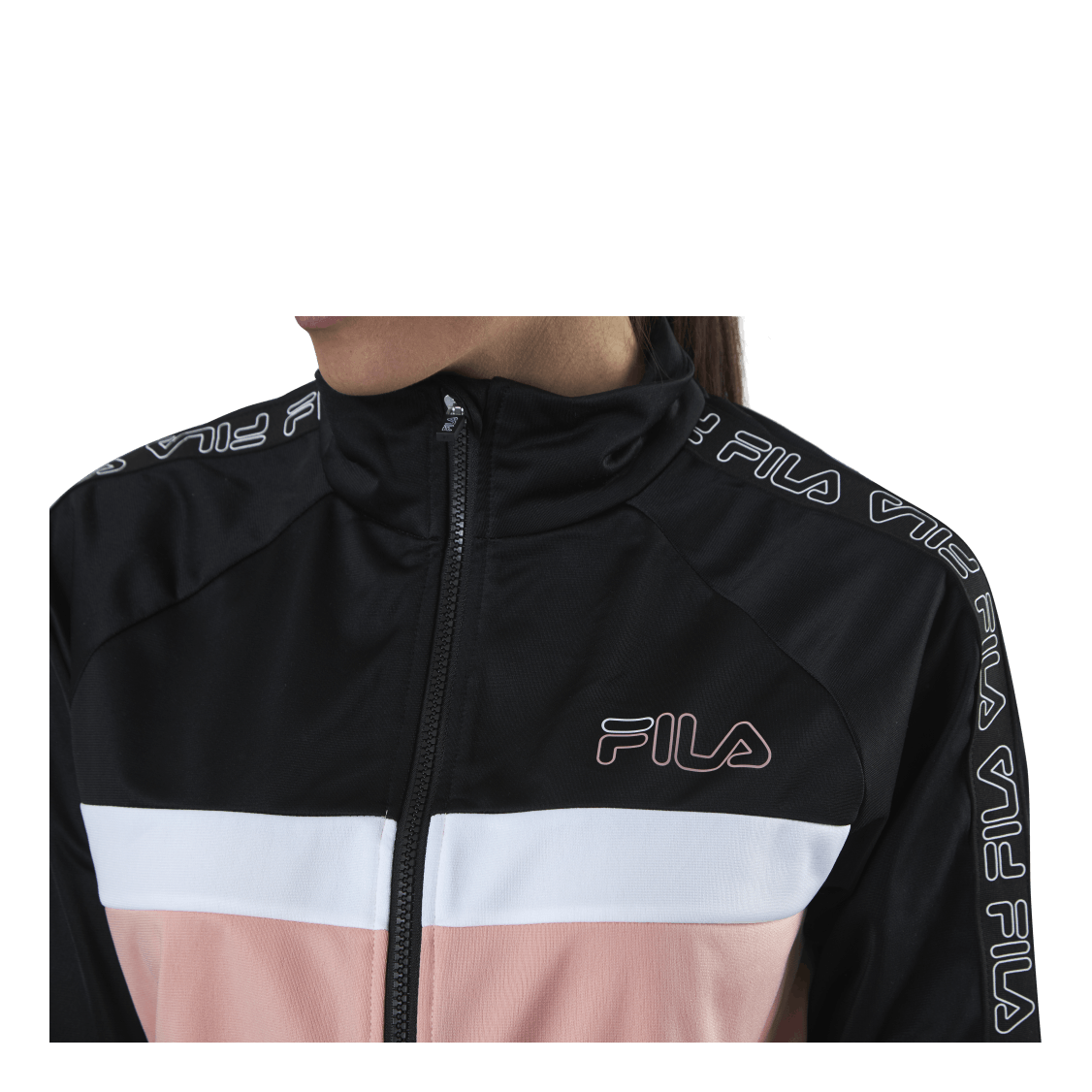 Fila Jacoba Taped Track Jacket Pink 7 Fila Jacoba Taped Track Jacket Pink - Image 5