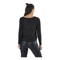 ONLY Geena Xo L/S Pullover Knt Black -Takit Myyntikauppa 90093 19 003