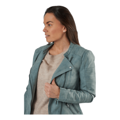 ONLY Ava Faux Leather Biker Otw Green -Takit Myyntikauppa 90093 33 004