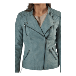 ONLY Ava Faux Leather Biker Otw Green -Takit Myyntikauppa 90093 33 005