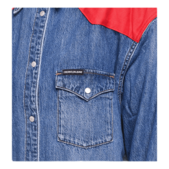 Calvin Klein Oversized Foundation Shirt Blue 10 Calvin Klein Oversized Foundation Shirt Blue -Takit Myyntikauppa J20J210231 911 BLU 3