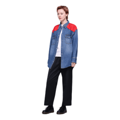 Calvin Klein Oversized Foundation Shirt Blue 13 Calvin Klein Oversized Foundation Shirt Blue -Takit Myyntikauppa J20J210231 911 BLU 6