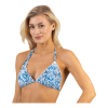 Waikani Beachwear Kimo Ruffle Triangle Blue